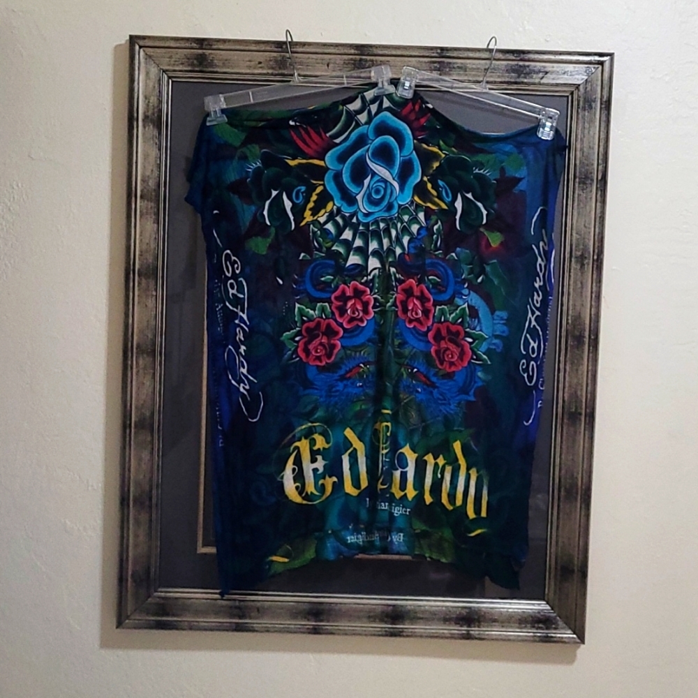 Y2K Shawl Ed Hardy by Christian Audigier